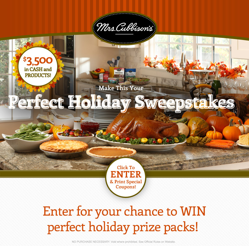 Make this your Perfect Holiday Sweepstakes